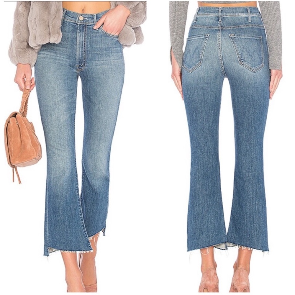MOTHER Light Blue Flare Jeans